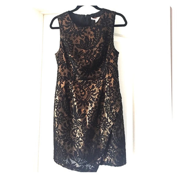 Forever 21 Black and Gold cocktail dress