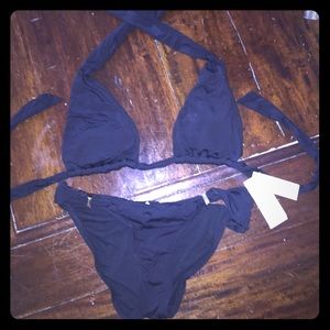 Black BEBE bikini ♠️👁‍🗨