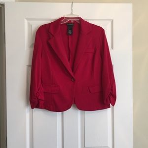 Red light-weight jacket