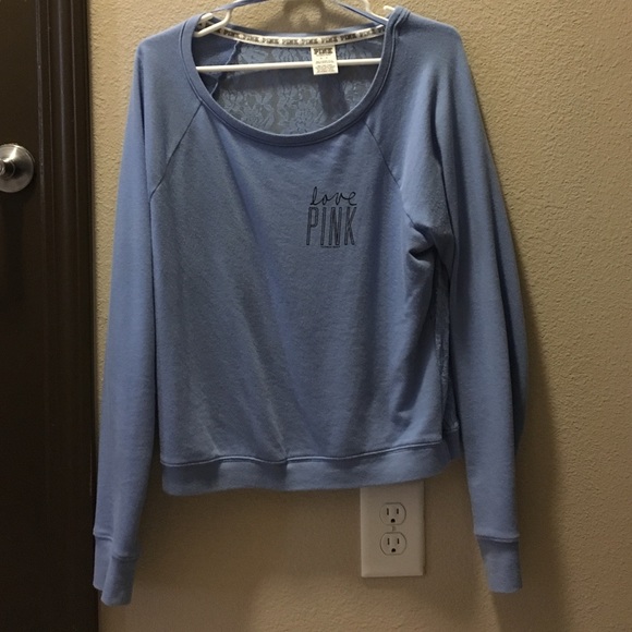 Lace back, light sweater by Pink