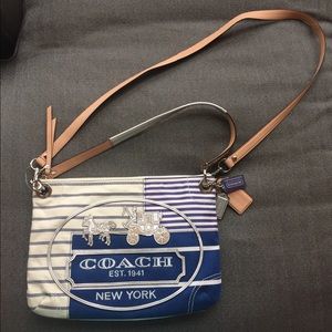 Coach Red White & Blue Messenger Bag