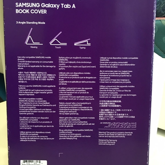 Book cover for Galaxy Tab A - Picture 2 of 2