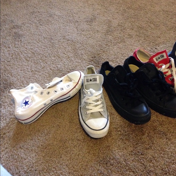 Leather black and grey size 6 mens reserved