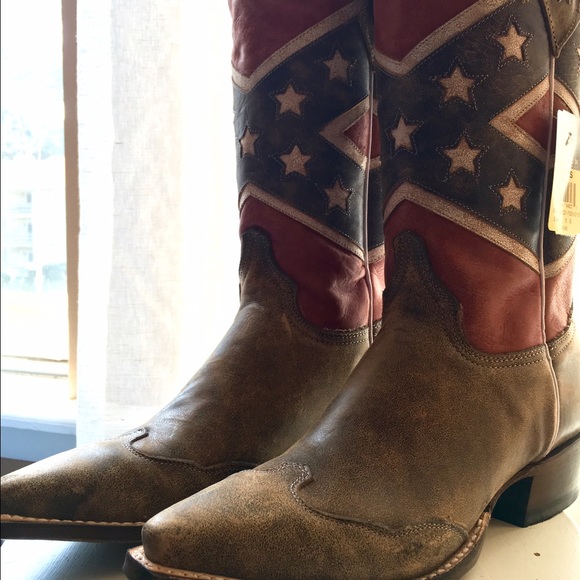 Confederate flag boots amazon Clearance