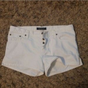 Abercrombie and Fitch white shorts