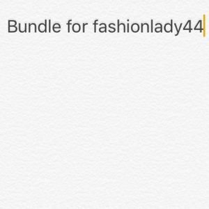 Bundle listing