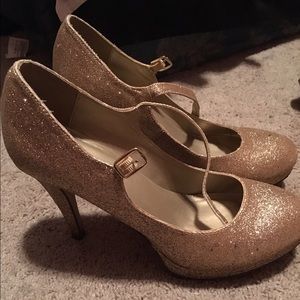 Gold heels