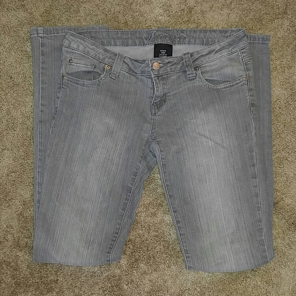 Wet Seal Grey Skinny Jeans - Picture 1 of 4