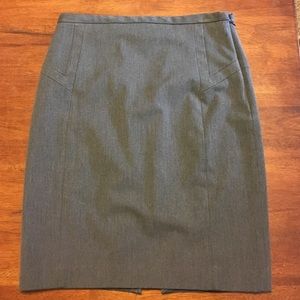 Express grey pencil skirt