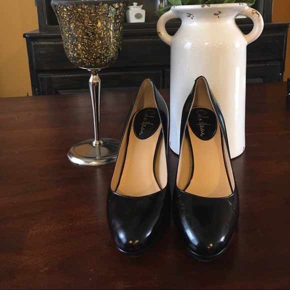 Cole Haan Nike air black heals size 7 exc cond - Picture 2 of 4