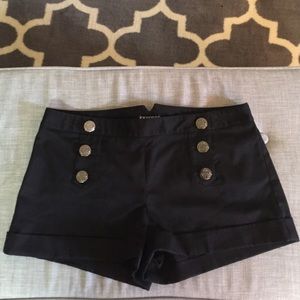 Express Black Sailor shorts