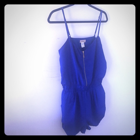 Royal blue romper