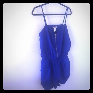 Royal blue romper