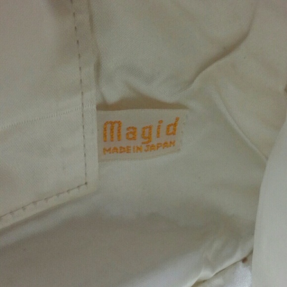 Vintage cream pearlescent beaded purse - Picture 4 of 8