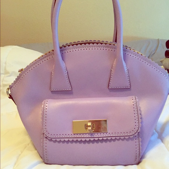 Purple Kate spade Maggie satchel