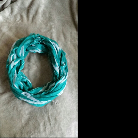 Turquoise Aztec Infinity Scarf