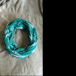 Turquoise Aztec Infinity Scarf