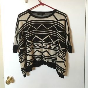 Poncholike sweater
