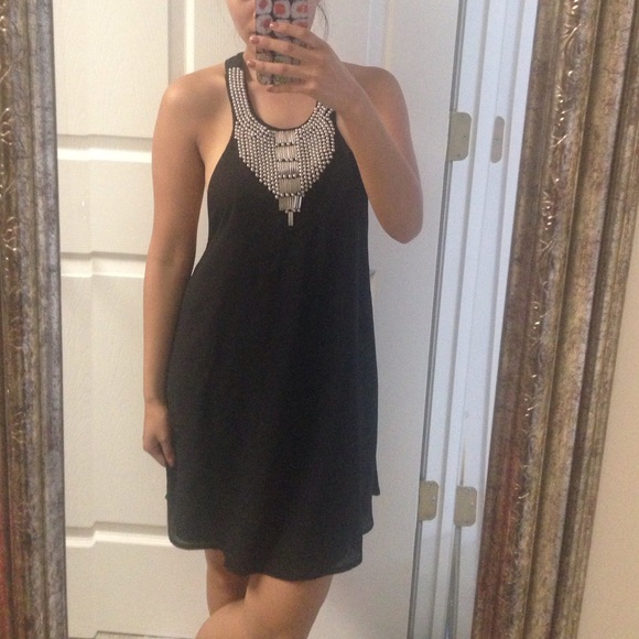 Black & Silver Dress Small