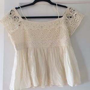 Boho off the shoulder top