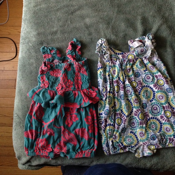 Two Tea Collection rompers