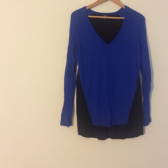 color block sweater.