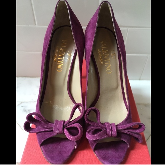 valentino purple shoes