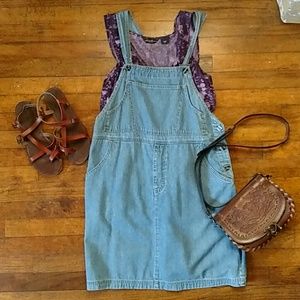 Denim Jumper Dress