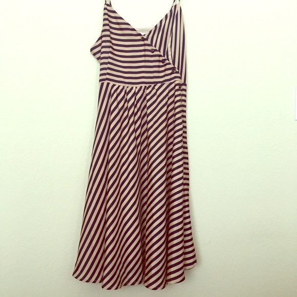 Darling Silky Striped Dress