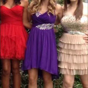 Size 5 purple homecoming dress