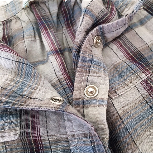 👚plaid crop top/tank top ONLY👚 - Picture 3 of 4