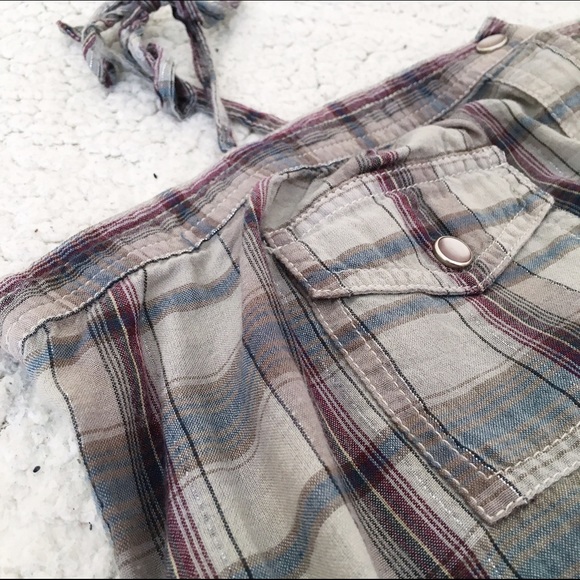 👚plaid crop top/tank top ONLY👚 - Picture 4 of 4