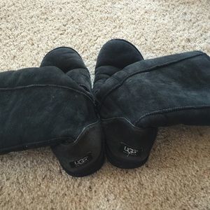 Tall black Ugg boots, size 10