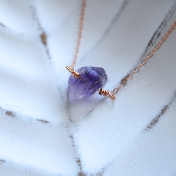 Amethyst Crystal Necklace