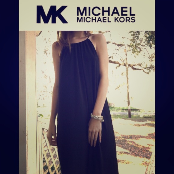 Gold Chain Black Dress