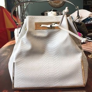 ALDO cream purse