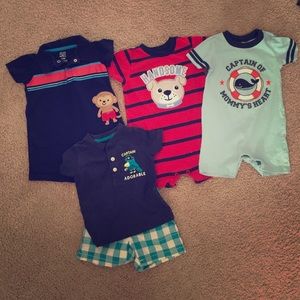 Infant Boys Carters Summer Bundle