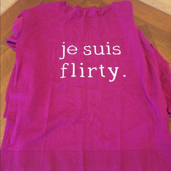 NEW JOIE "Je suis Flirty" Sweater sz S - Picture 4 of 4