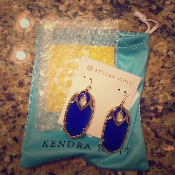 Kendra Scott color bar uniquely designed earrings