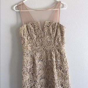 BCBG NUDE DRESS