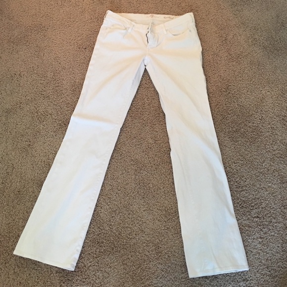 Seven for all mankind white flare jeans