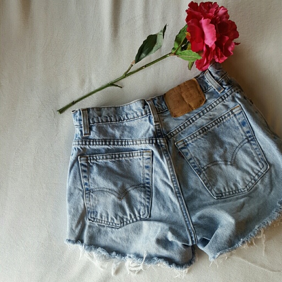 Levi hand made high waisted shorts