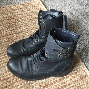 Black Combat Boots