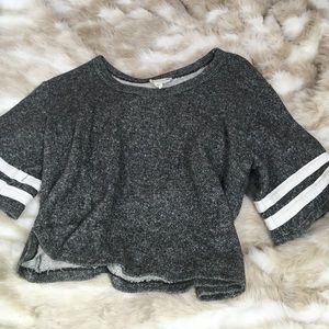 Cropped short sleeve sweater - pacsun