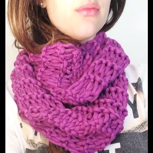 Purpletastic Knitted Scarf