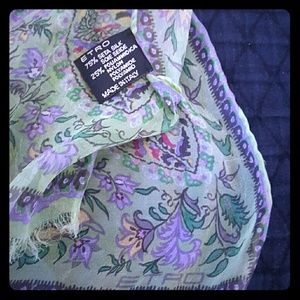 Etro silk scarf