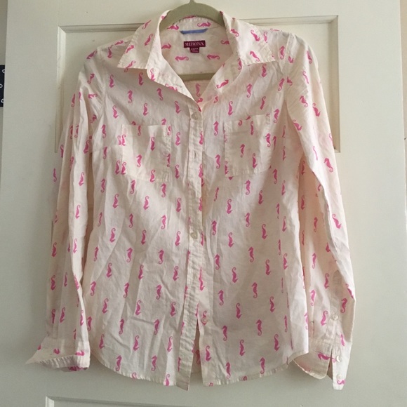 Sea Horse pattern button up