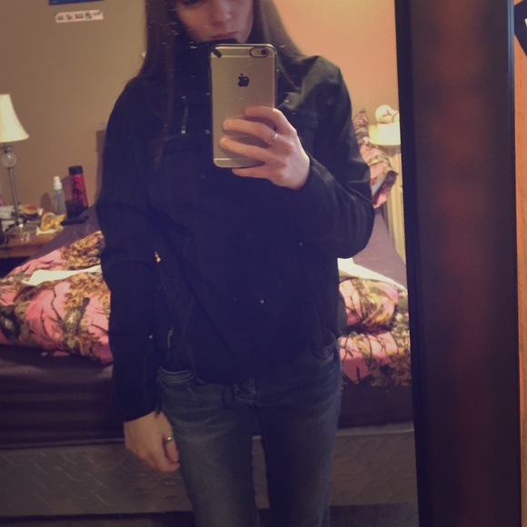 S BLACK WEATHERPROOF JACKET