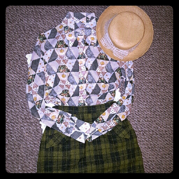 Vintage patterned blouse