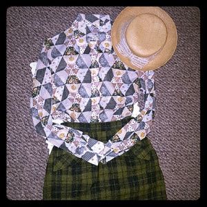 Vintage patterned blouse